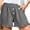 Black, variant on CHGBMOK Womens Linen Striped Shorts Ruffle Casual Athletic Shorts Comfy Short Pants with Pockets Summer Beach Vacation Outfits