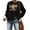 Black, variant on Football Mom Graphic Sweatshirt for Women Football Shirt