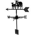 thumbnail image 4 of Miangastore Wind Direction Indicator for Garden Patio Yard Ornament Roof Mount Weather Vane Wind Direction Tool, 4 of 9