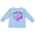 thumbnail image 3 of Inktastic Cutest Catch Cute Purple Fish Boys or Girls Long Sleeve Toddler T-Shirt, 3 of 5