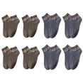 thumbnail image 1 of Chaussettes en Coton pour Hommes, Chaussettes Courtes à Coupe Basse, Chaussettes Décontractées Respirantes, Chaussettes de Course Randonnée pour Hommes, 1 of 5