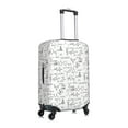 thumbnail image 3 of Uemuo Chemical Formulas Printed Washable Luggage Cover - Fashion Suitcase Protector Fits 18-32 Inch Luggage -Small, 3 of 9