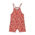 thumbnail image 6 of Xdegoge Ofertas En Walmart Clearance Girls Clothes Size 5-13, Summer Sleeveless Casual Teen Romper Gradient Spaghetti Strap Short Jumpsuit with Pockets Ofertas Relampago De Ropa Flash Deals, 6 of 7