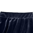 thumbnail image 6 of SERTG Girls Ruffle Elastic Waist Party Skirt Soft Comfortable Spring Summer Fall School Style Short Skirt Everyday Wear for Kids(Navy#1,5-6 Years), 6 of 9