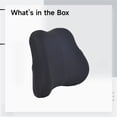 thumbnail image 5 of Memory Foam Seat Cushion for Car Office, U-Shaped Design, Ergonomic Lumbar Support, Thick Sponge Padding for Pressure Relief, Ideal for Post-Surgery Comfort, Black, 5 of 5