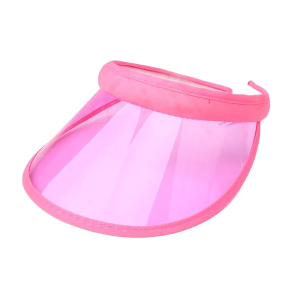 HJQEQVD Summer Unisex Visor Hat Plastic Transparent Protective Cap Suitable for Sports Outdoor Activities Sun Shade Cap