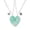 Silver, variant on 2 Pieces/Set Green Avocado Friendship Necklace for Two - Hearts BFF Matching Necklaces Couples Matching Jewelry Friendship Necklace BFF Necklaces for Women, Sisters and Ladies