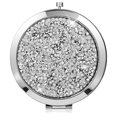 thumbnail image 1 of Mini espejo compacto espejo de bolsillo de metal redondo espejo de bolsillo de doble cara, 1 of 8