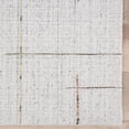 thumbnail image 2 of Woven Trends Samuel Area Rug KIK693 Transitional Style, Solid Pattern, Pet & Family Friendly, Living Room, Dining Room, Office, Medium Pile Hand Made Wool Area Rug in Ivory - 8' x 11', 2 of 4