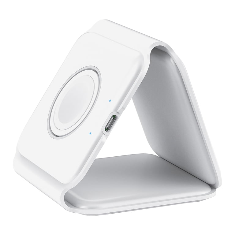 FISHER Tech Essentials 15-Watt 3-in-1 Foldable Wireless Charging