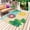 Yellow, variant on Summer Swimming Pool Outdoor Rug for Patio/Deck/Porch, Non-Slip Large Area Rug 3 x 5 Ft, Floral Plumeria Leaves Blue Plaid Indoor Outdoor Rugs Washable Area Rugs, Reversible Camping Rug Carpet Runner