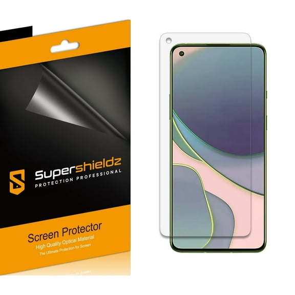 [6-Pack] Supershieldz for OnePlus 9 Lite Screen Protector, Anti-Bubble High Definition (HD) Clear Shield