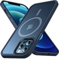thumbnail image 1 of Entronix Funda Resistente y Magnética Compatible con iPhone 13 Pro: Protección Mate a Prueba de Golpes con Bordes Reforzados, Color Azul Marino, 1 of 7