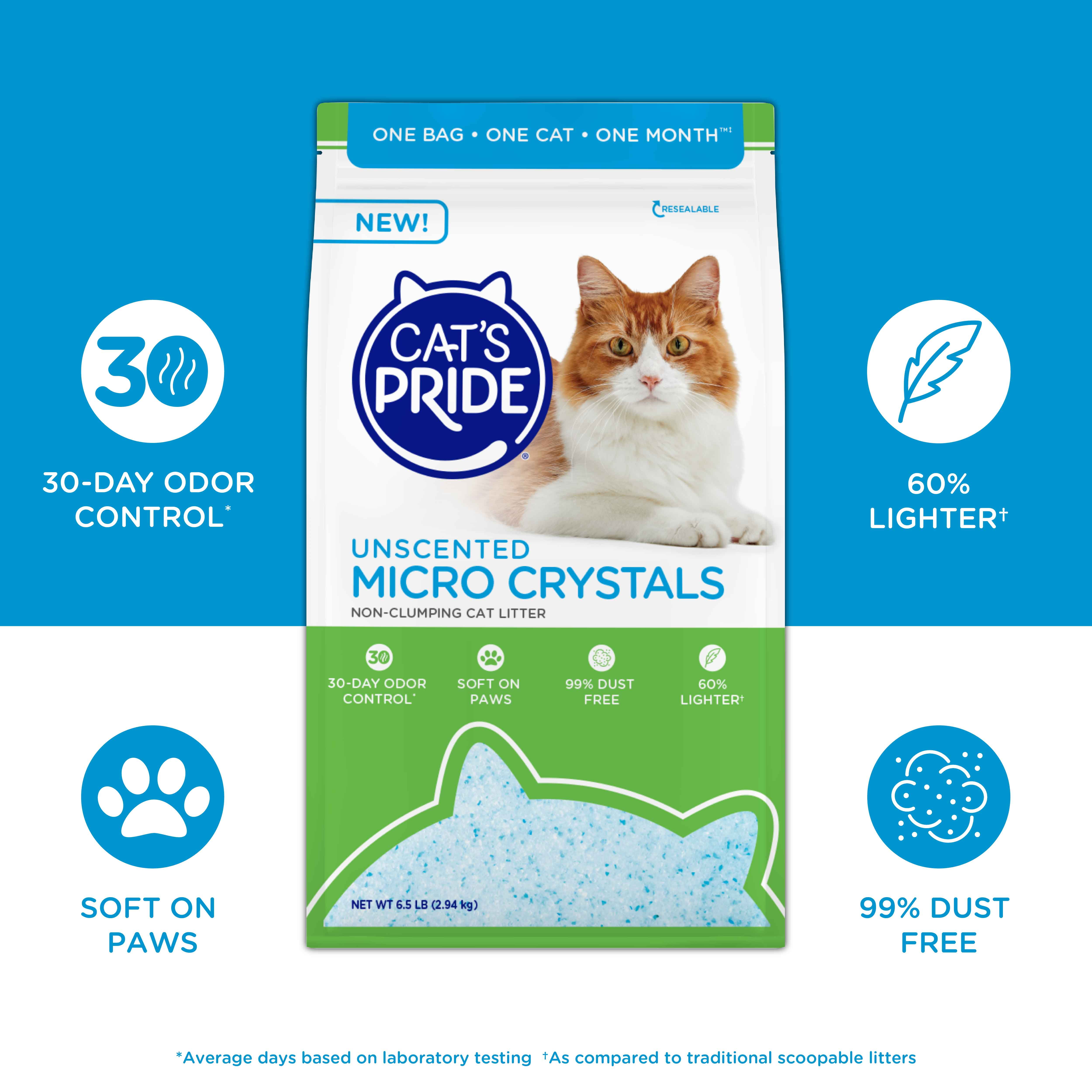 Cats Pride Unscented Micro Crystal Cat Litter Liberia Ubuy - Main Image