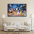thumbnail image 5 of The Beast & Beauty Mickeys Minnies Characters Tangled Walt Art Poster Canvas Painting Decor Wall Print Photo Gifts Home Modern Decorative Posters 24x36inch(60x90cm), 5 of 6