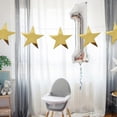 thumbnail image 3 of 80Pcs Star Decoration Long-lasting Aluminum Foil Glittery Star Cutouts for Weddings Classroom Party, 3 of 5