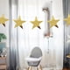 thumbnail image 3 of 80Pcs Star Decoration Long-lasting Aluminum Foil Glittery Star Cutouts for Weddings Classroom Party, 3 of 5