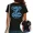 C-Black, variant on UNISHE Inspirational Christian T-Shirt for Women Retro Faith Cross Tee Casual Tops for Daily Outfit White, S