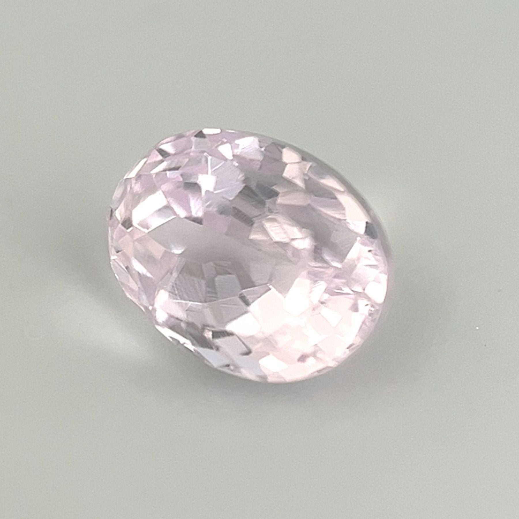 Certified Genuine 2 Carat Kunzite Oval Shape Mixed Cut 8x6 mm Loose Gemstone