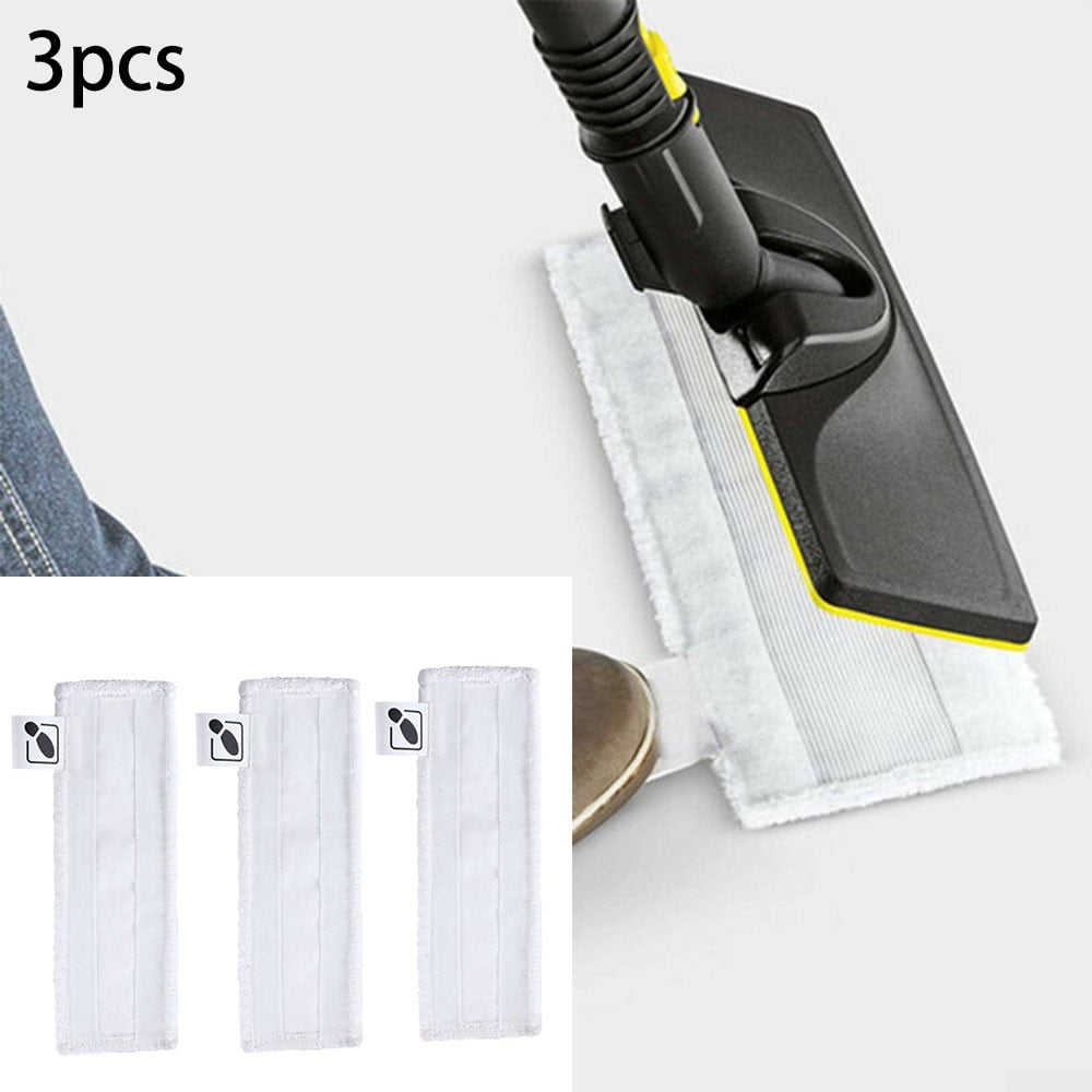3x Mop Cloth Floor Pads Kit For Karcher SC2/SC3/SC4/SC5 Easyfix Steam Cleaner
