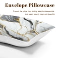 thumbnail image 5 of White Marble King Size Comforter Set – 3 Piece King Comforter Set - Soft Microfiber All Season King Comforter by Conrad’s Limited Collections, 5 of 5
