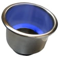 thumbnail image 2 of Whitecap Flush Mount Cup Holder w/Blue LED Light - Stainless Steel [S-3511BC], 2 of 2