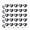 Clear, variant on Hey Boo Cute Kawaii Ghost Heart Shaped Planner Calendar Scrapbook Craft Stickers