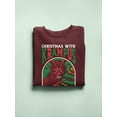 thumbnail image 3 of Creepy Christmas.Tree Sweater Design Men's Sweatshirt, 3 of 4