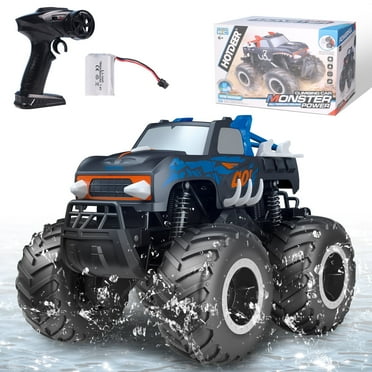 Waterproof RC Car Truck 1:16 Remote Control Monster Trucks Suitable for All Terrain 4WD Off-Road Car Gifts for Boys/Girls