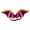 B002- Multicolor (B), variant on Bat Wings for Cat, Kitten Halloween with Black Satin Bow and Adjustable Neck Ring, Halloween Costumes for Cats with Wings and Elastic Strap, Perfect for Small Dog Halloween