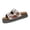 White, variant on Big Buckle Sandals Women,Women's Sandals,Women Platform Sandals Rhinestone Beaded Pearl Double Buckle Bohemian Luxury Beach Summer Vacation Shoes 5cm Height Increasing Comfort Slides,Black,5.5