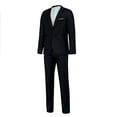 thumbnail image 2 of Patlollav Mens Fashion Suit Jacket+Suit Pants Two-Piece Suit, 2 of 6