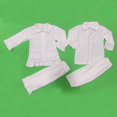 thumbnail image 4 of Ropa de dormir de invierno para niños, pijamas de Navidad para niños, conjuntos de pijamas de terciopelo blanco nieve, pijamas para mujeres, ropa para el hogar para madres y niñas, pijamas suaves 2023, 4 of 4