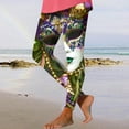 thumbnail image 5 of Awdenio High Waisted Novelty Mardi Gras Holiday Print Leggings for Women Big and Tall, 5 of 6