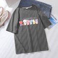thumbnail image 1 of Korea Kpop BTS Cartoon Pattern Unisex Round Neck Short Sleeve Women's T-Shirtpangjing, 1 of 4