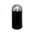 thumbnail image 6 of Genuine Joe Push Receptacle 14"diameter x 29"H 12 Gal. BK/SR 58886, 6 of 13