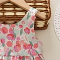 thumbnail image 3 of Vedolay Summer Dress Girls Retro Sleeveless Floral Printed Swing Dresses,Pink 2-3 Years, 3 of 5