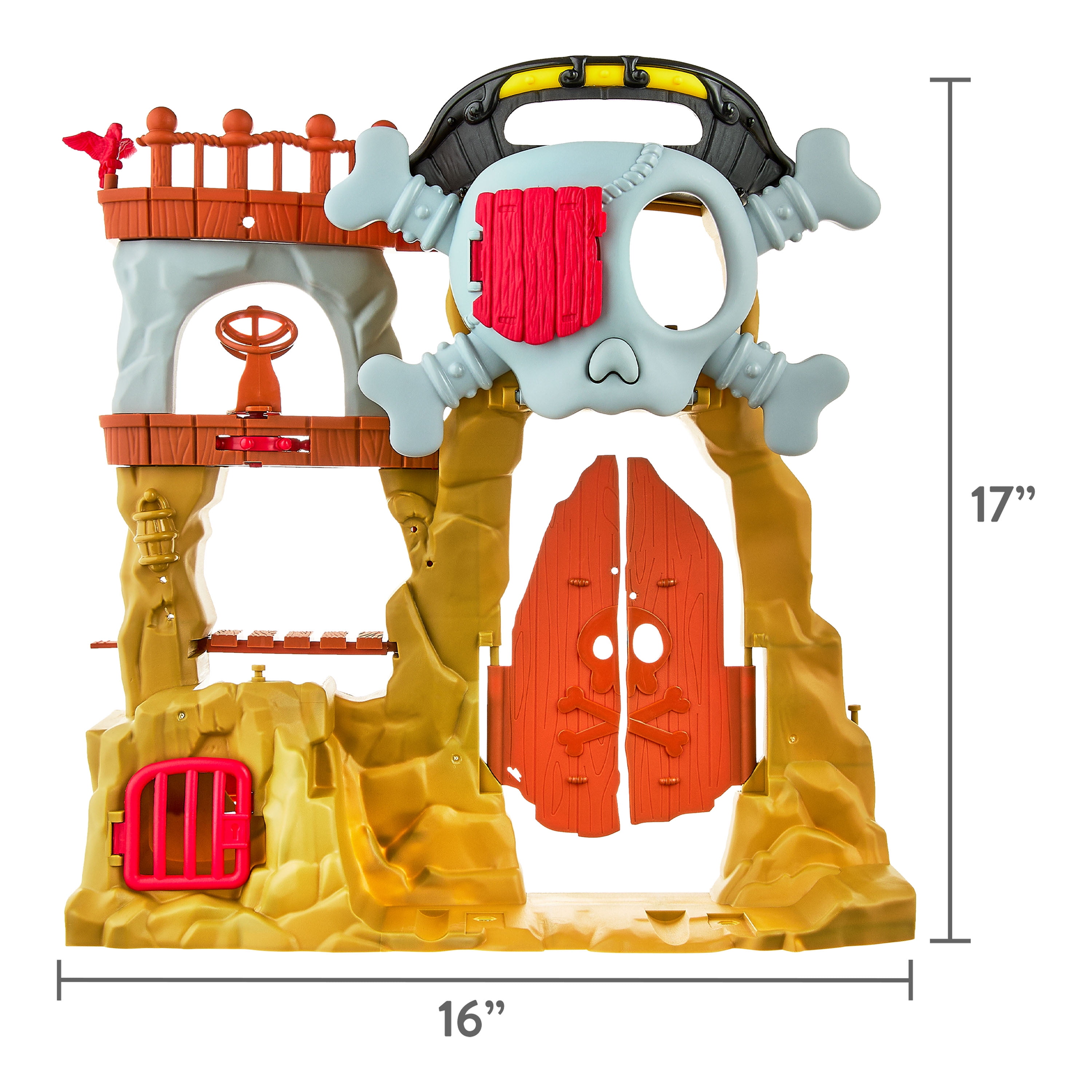 Kid Connection Pirate Island Playset, 26 Pieces, Toddler Toys