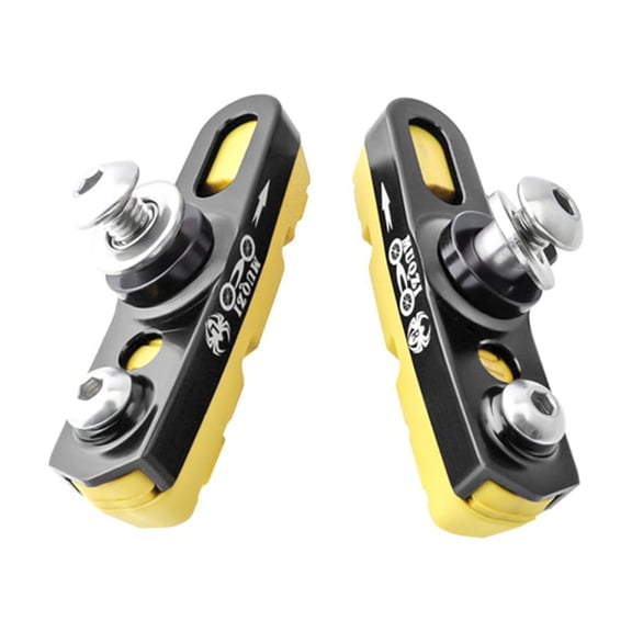 AOOOWER Bike Brake Shoes Pads Folding Bicycle Brake Pads Replacement Bike Brake Pads