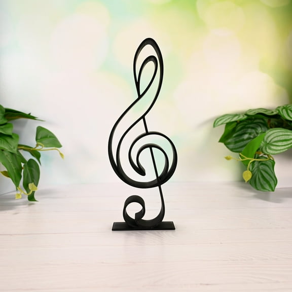 Treble Clef Staff Decor, Minimalist Line Art Music Note Home Decoration