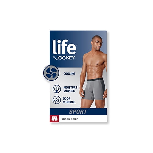 Life by Jockey Men's Synthetic Hanging Boxer Brief