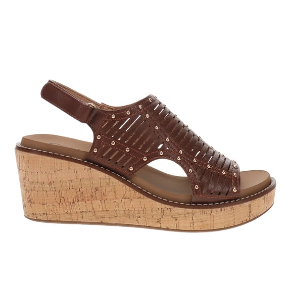 Corkys Womens Can We Go Sling Back Wedge Casual Shoes