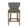 thumbnail image 5 of ROME + OAK Carylnd 26" Swivel Counter Stool in Reclaimed Oak with Grey Vegan Leather Seat, 5 of 6