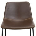 thumbnail image 4 of Canddidliike 2pcs 34" Vintage Leathaire Counter Height Stools for Bar Pub Kitchen - Dark Brown, 4 of 8