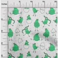 thumbnail image 2 of oneOone Velvet Green Fabric Kawai Sewing Craft Projects Fabric Prints By Yard 58 Inch Wide-DO, 2 of 5
