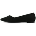 thumbnail image 3 of Journee Womens Minnah Knit Slip On Pointed Toe Dress Flats, 3 of 10
