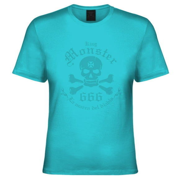 Playera Azul agua Niña logo