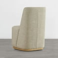 thumbnail image 5 of CHITA Modern Dining Chairs with Casters&Wood Base Set of 2, 5 of 5