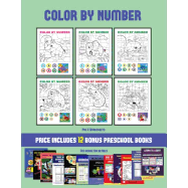 Printable letter crafts for preschoolers. Pre K Worksheets Pre K Worksheets Color By Number 20 Printable Color By Number Worksheets For