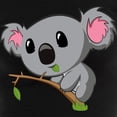 thumbnail image 3 of CafePress - Hungry Koala Women's Dark Pajamas - Women's Short Sleeve Print T-Shirt and Pants Dark Cotton Pajama Set, 3 of 7